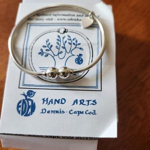 Brand New Eden  Hand Arts Sterling Silver Cape Cod Bracelet